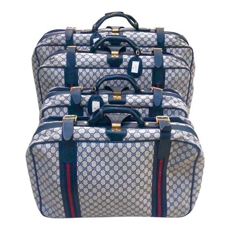 vintage gucci luggage set|vintage gucci luggage for sale.